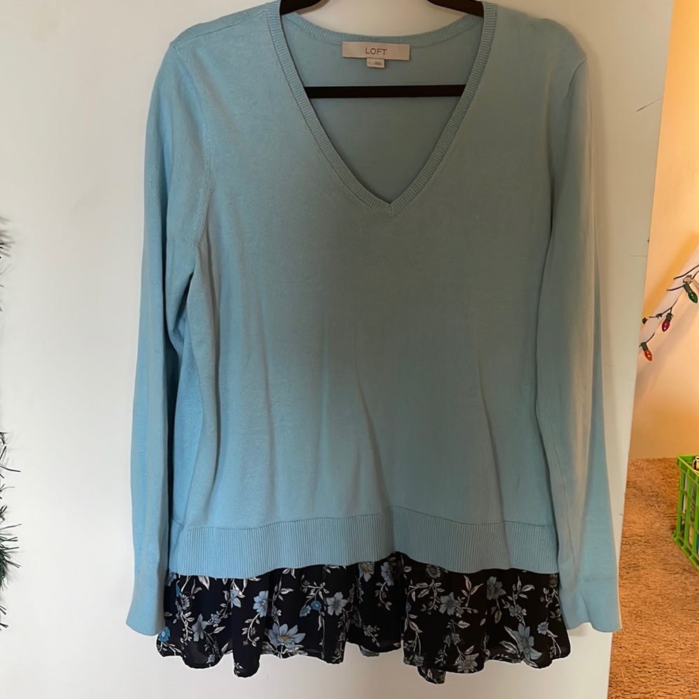 Light blue sweater